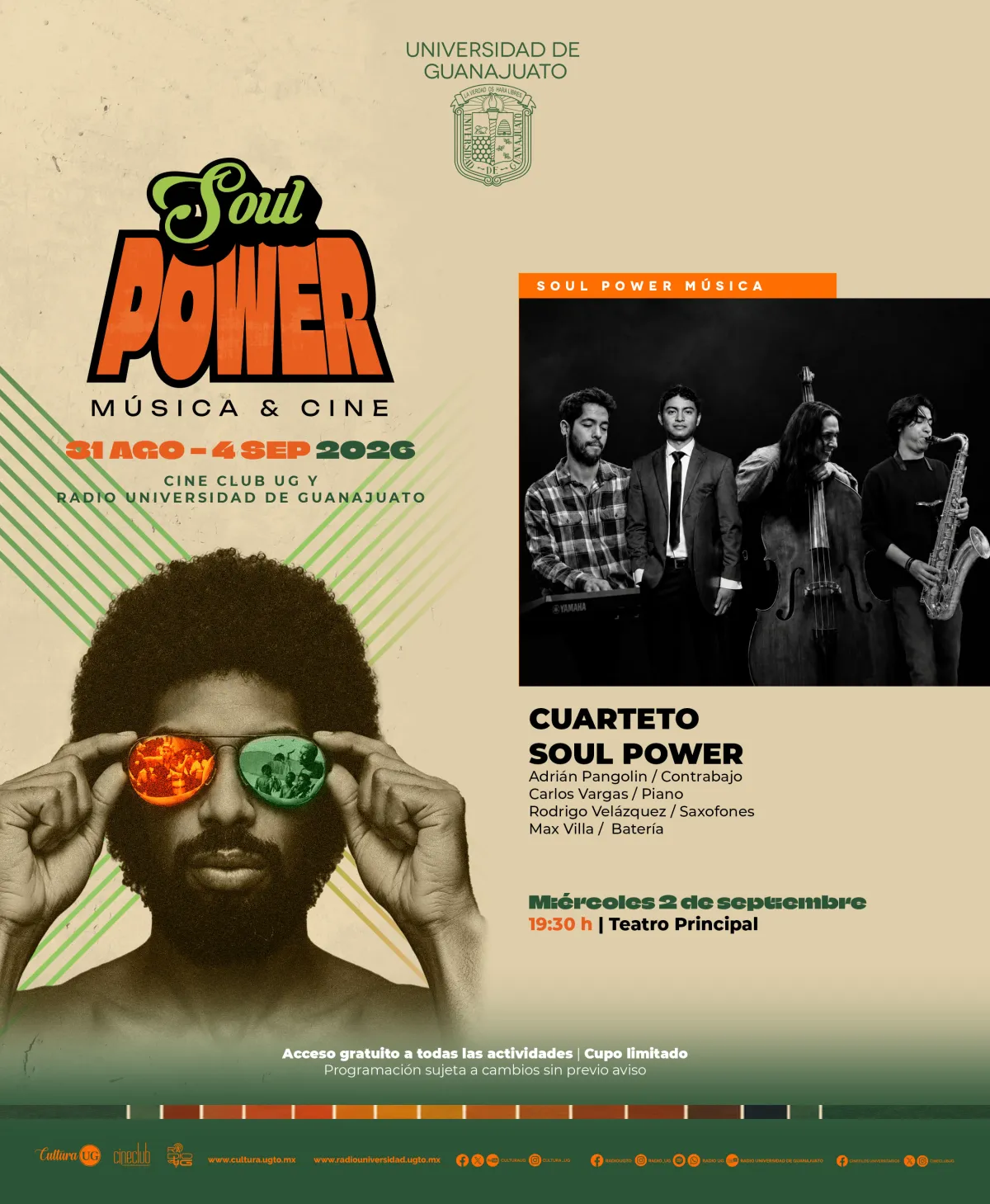 Cuarteto Soul Power: homenaje a John Coltrane