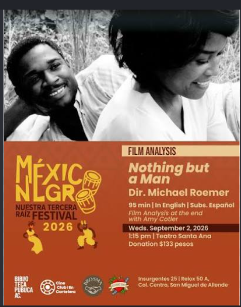 Film Lovers Society Presenta: “Nothing but a Man” – Tercer Festival México Negro