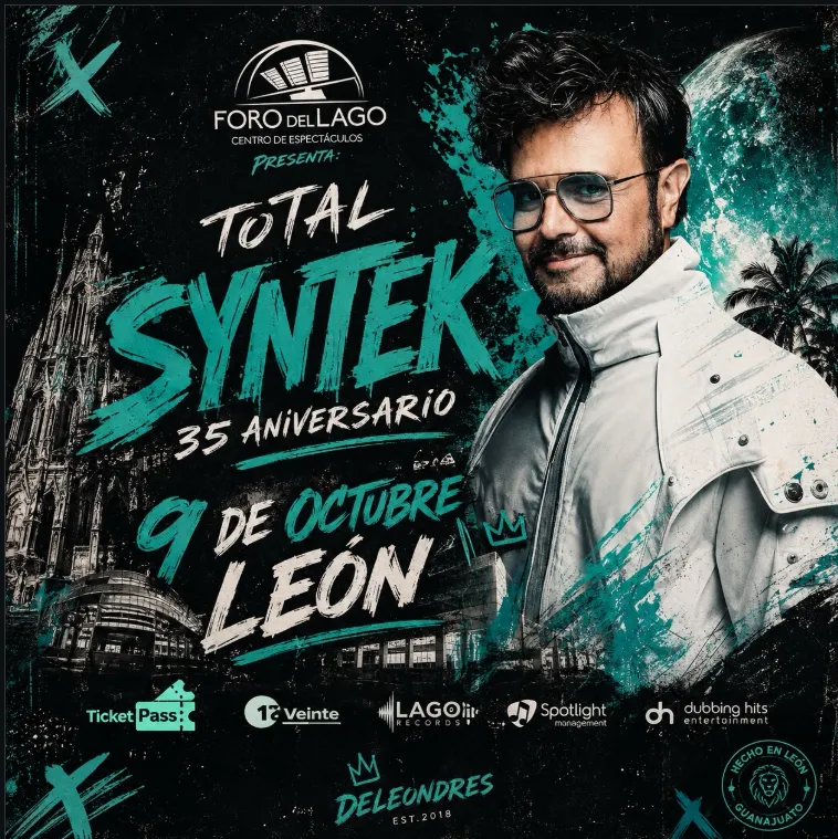 Total Syntek, 35 Aniversario, en el Foro del Lago de León