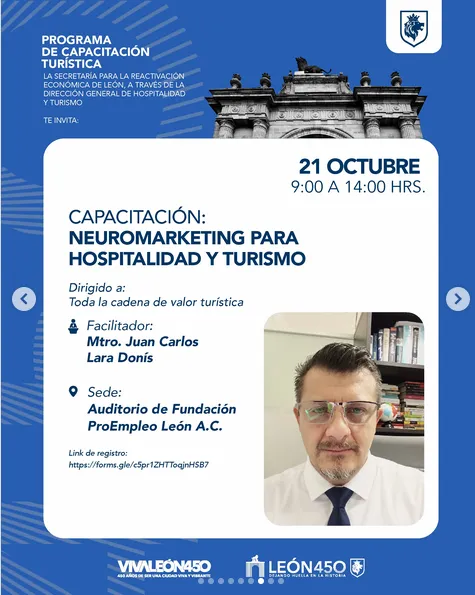 CAPACITACIÓN: NEUROMARKETING PARA HOSPITALIDAD Y TURISMO