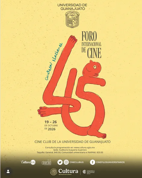 45 Foro Internacional de Cine en la Universidad de Guanajuato