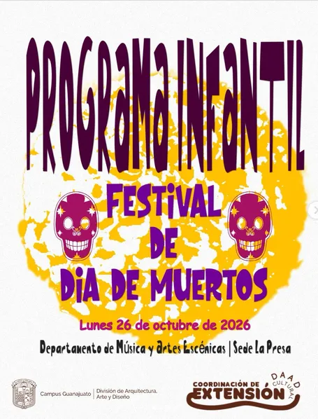 FESTIVAL DE DÍA DE MUERTOS : PROGRAMA INFANTIL